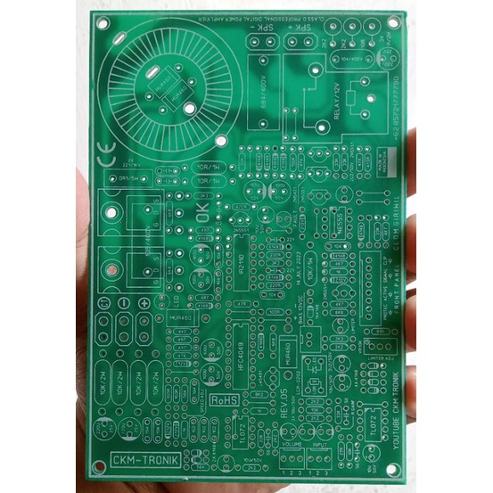 PCB Power Class D1K Halfbridge