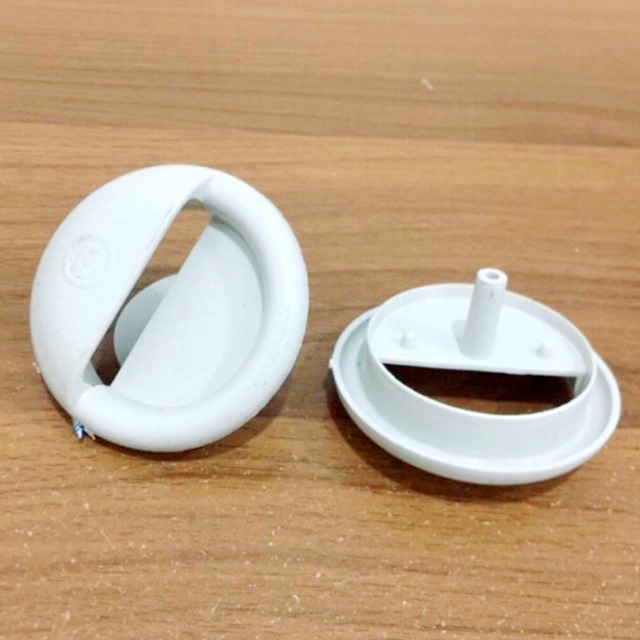 Pergangan Pintu Kamar Mandi Plastik Bulat / Tarikan Pintu Pvc