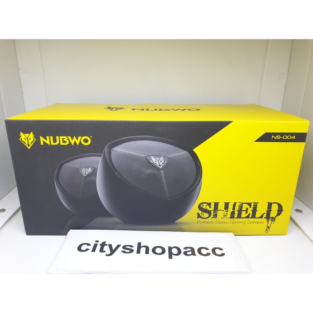 Nubwo NS-004-Speaker Gaming Portable Stereo 2.0-Speaker Sheild