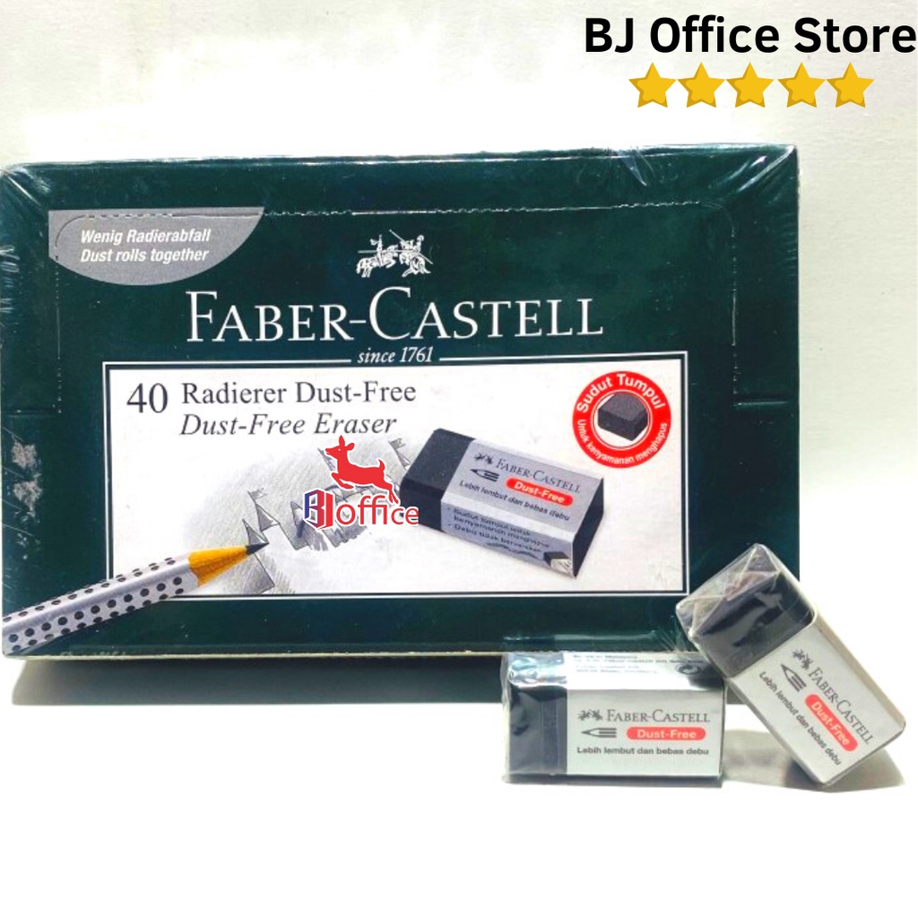 

Penghapus Faber Castle Dust Free Putih Hitam