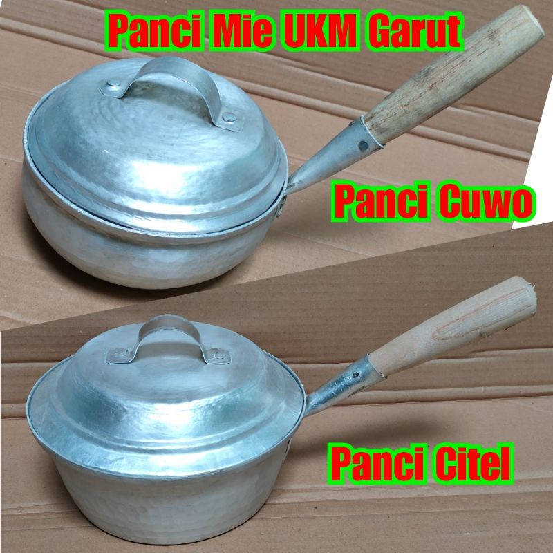 PROMO Panci Mie Model Cuwo Delok dan Citel Panci Katel Ketel Garut Mini Alumunium Kuat Awet