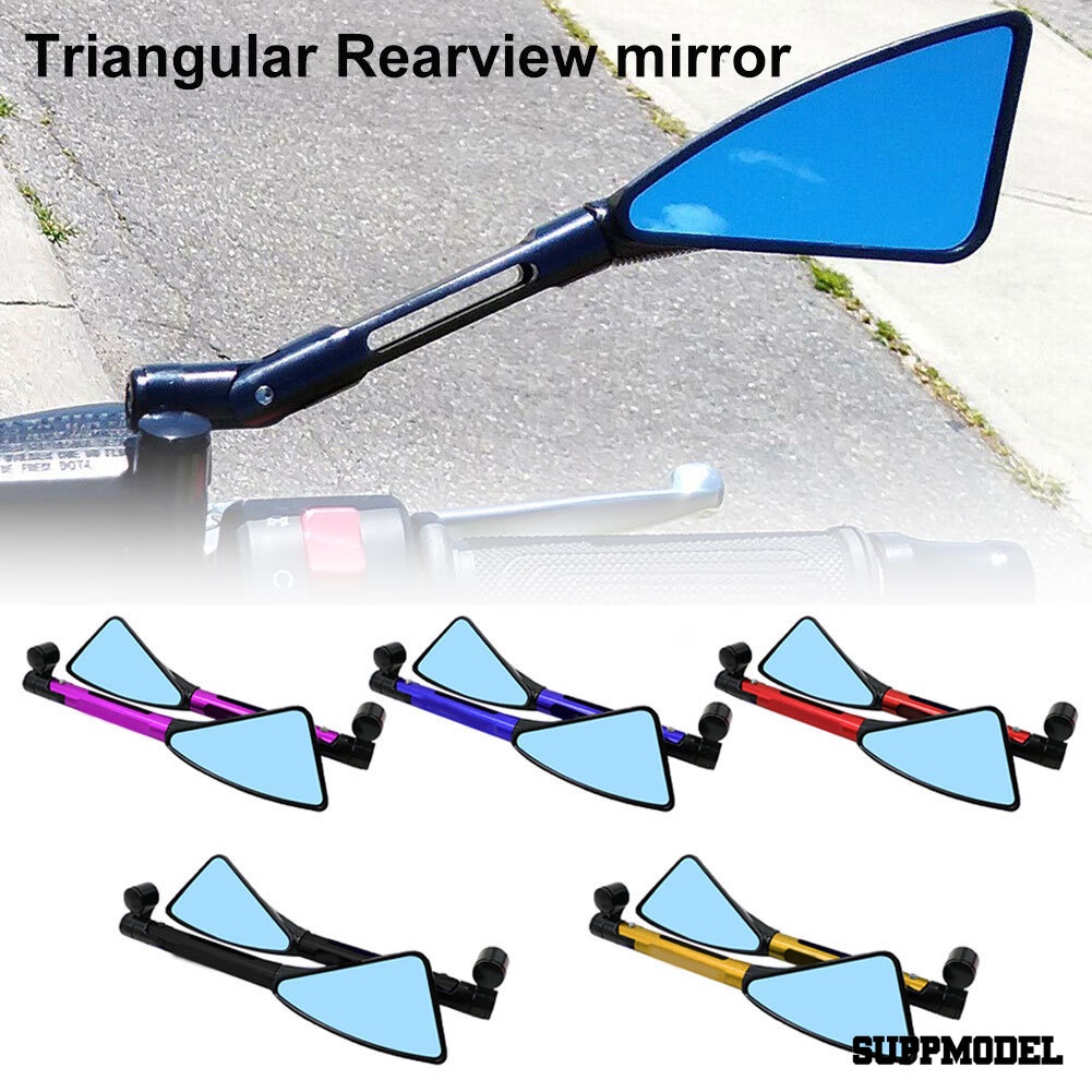 Spm 1 Pasang Kaca Spion Motor Universal Bahan Aluminum Cnc