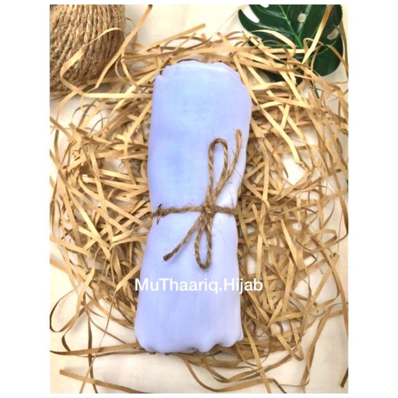 JILBAB PARIS PREMIUM ORIGINAL|| Hijab Segiempat Basic Jahit Tepi|| Kerudung Paris Premium Square Basic-Putih