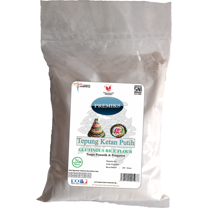 

Tepung Ketan Putih Merek Premiks (Kemasan Ekonomis) - 500 Gram