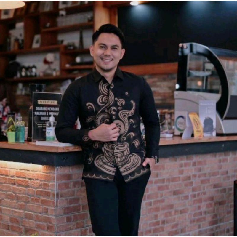 AROMA KOPI KEMEJA BATIK TERBARU | KEMEJA BATIK MURAH | KEMEJA BATIK PRIA | KEMEJA BATIK SRAGENAN