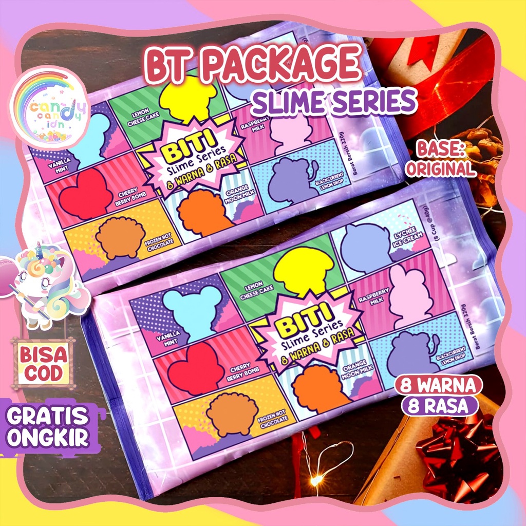 slime BiTi package / slime ori bisa melar by kadokado.idn