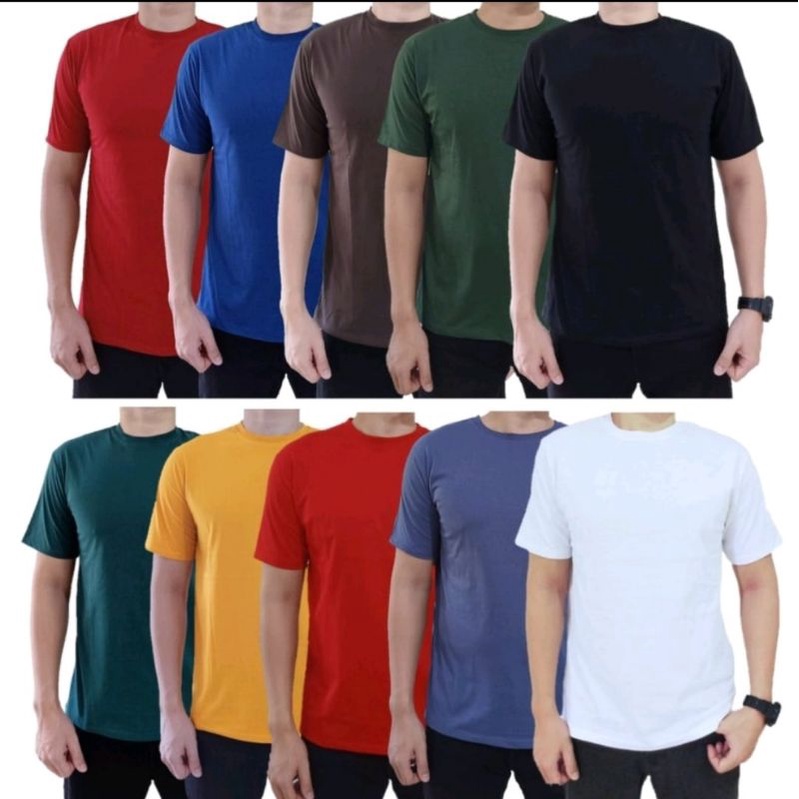 [PROMO] KAOS POLOS LENGAN PENDEK COTTON COMBED 24S