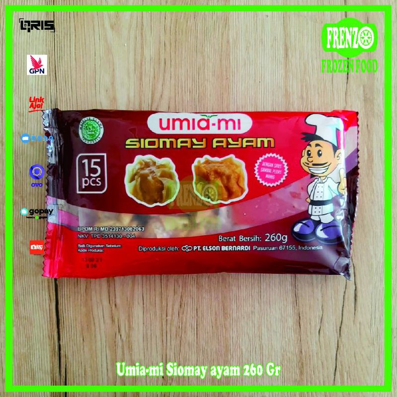 

Umia-mi Siomay Ayam isi 15 pcs berat 260 gr