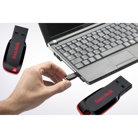 Sandisk Flashdisk Cruzer Blade 32 GB USB Flash Original Waterproof