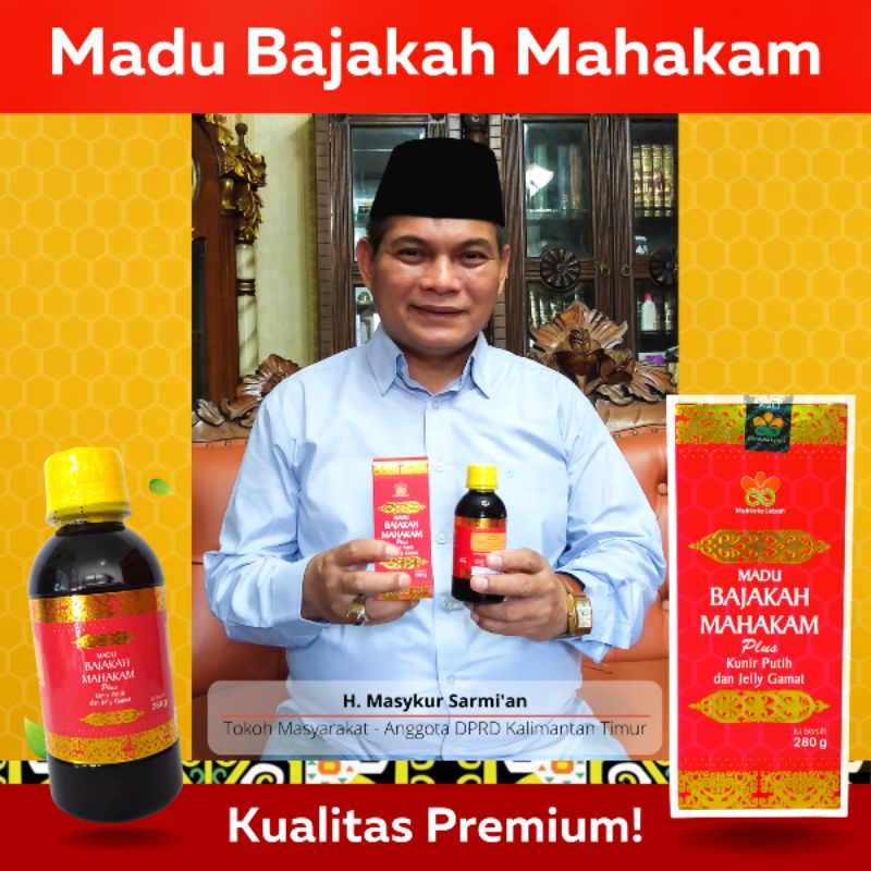 Madu Bajakah Mahakam Asli Original | Akar Bajakah Kalimantan Plus Jelly Gamat dan Kunir Putih