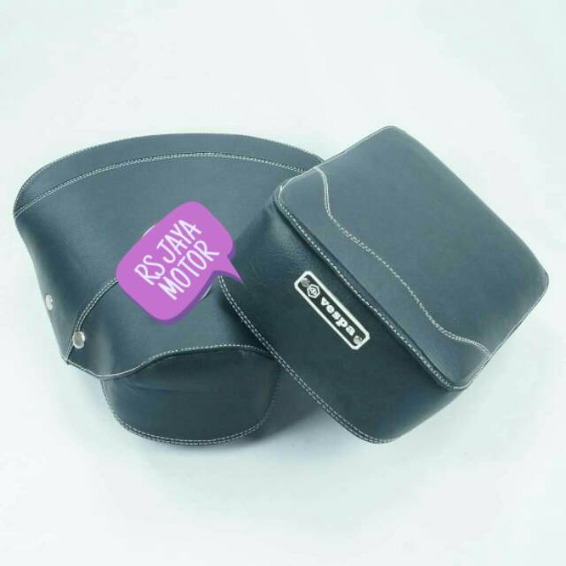 Cover Jok Pisah Vespa Hitam