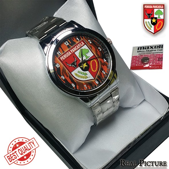 (HOT ITEM) JAM PEMUDA PANCASILA ( PP RANTAI SILVER )