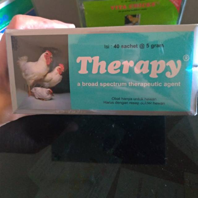 THERAPY KOTAK 40BUNGKUS 5GRAM obat kolera cdr ayam