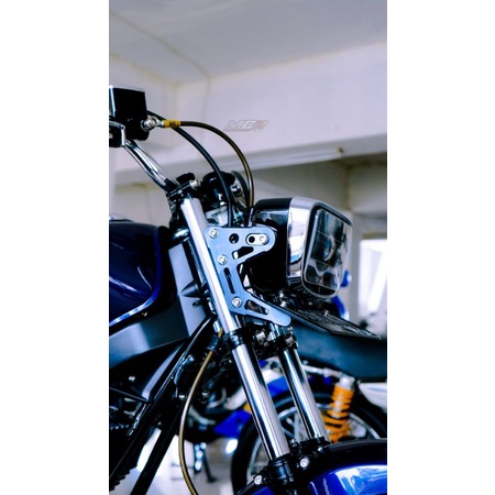 Breket Bracket lampu Rxking RX KING original BPRO Cnc-6