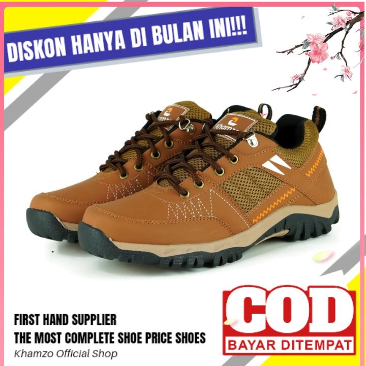 HOT PROMO // Sepatu Kulit Pria Kasual Khamzo D04 Original Import