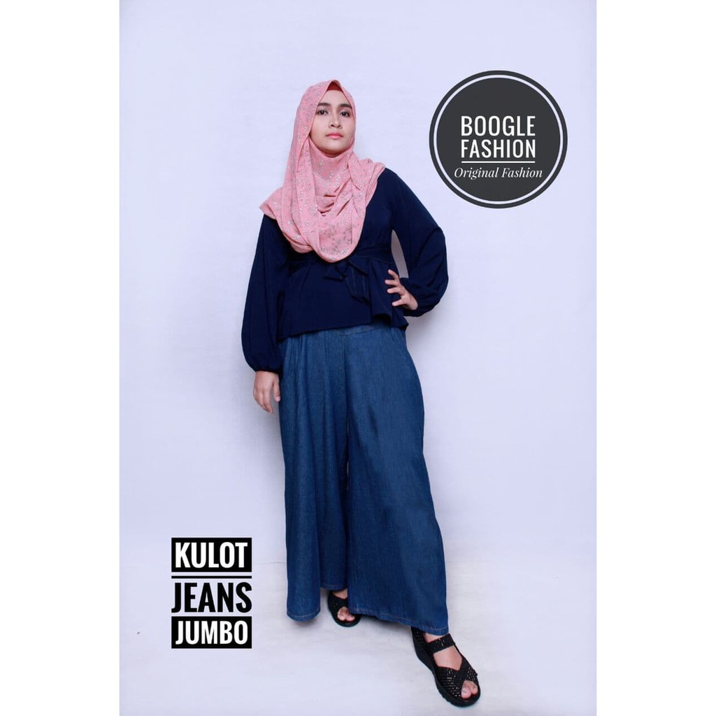 CELANA KULOT JEANS JUMBO - KULOT LEVIS - CELANA MURAH - BAGUS -BAWAHAN