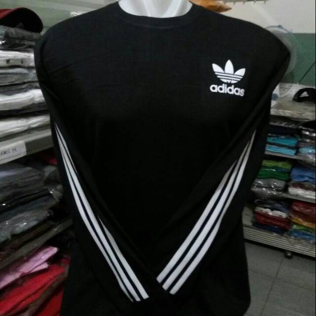 Kaos lengan panjang baju tshirt adidas
