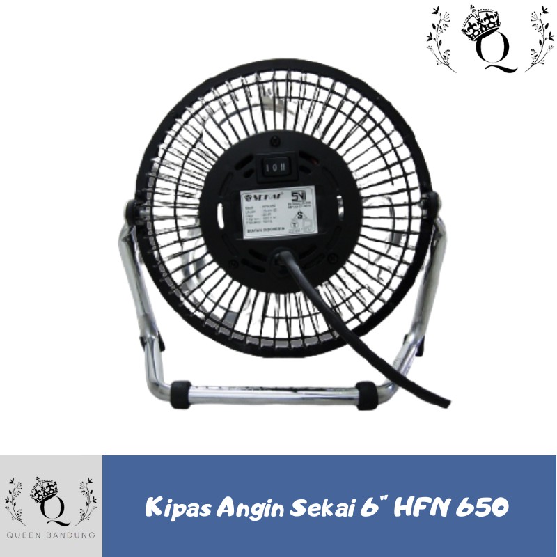 Kipas Angin Sekai 6 Inch HFN 650