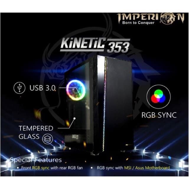 Pc case imperion Kinetic 353 - Casing komputer gaming imperion