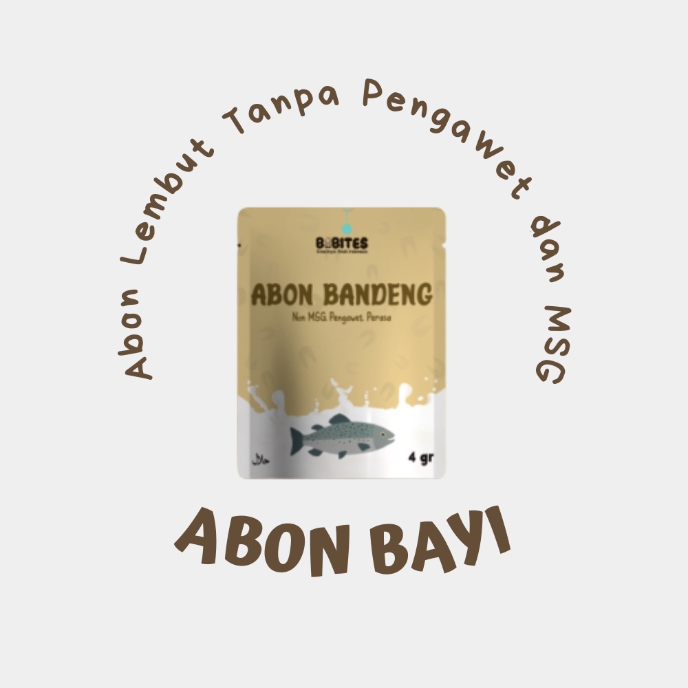 Abon Ikan Bandeng Abon Mpasi Bayi 4gr / Abon Ikan Bandeng Sachet Sehat Tanpa Pengawet / Abon Bayi Non MSG