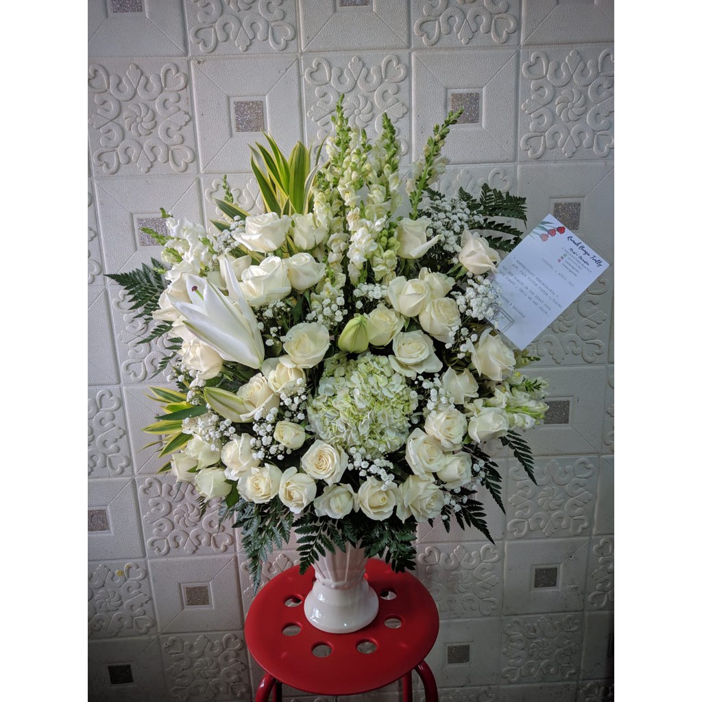 Jual BUNGA MEJA | RANGKAIAN BUNGA SEGAR | BUNGA MEJA ANNIVERSARY