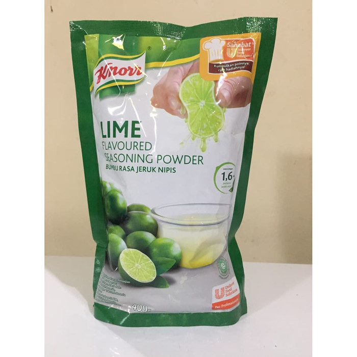 

BEST SELLER - KNORR - LIME POWDER 400GRAM / BUBUK JERUK NIPIS 400GRAM