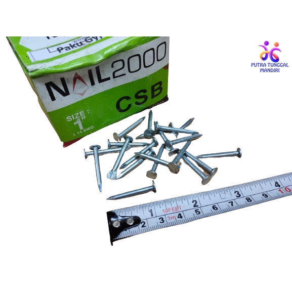 PTM - Paku Ramset Nail2000 CSB Super Fix Nails PL22 Gypsum Gipsum 1" Inch