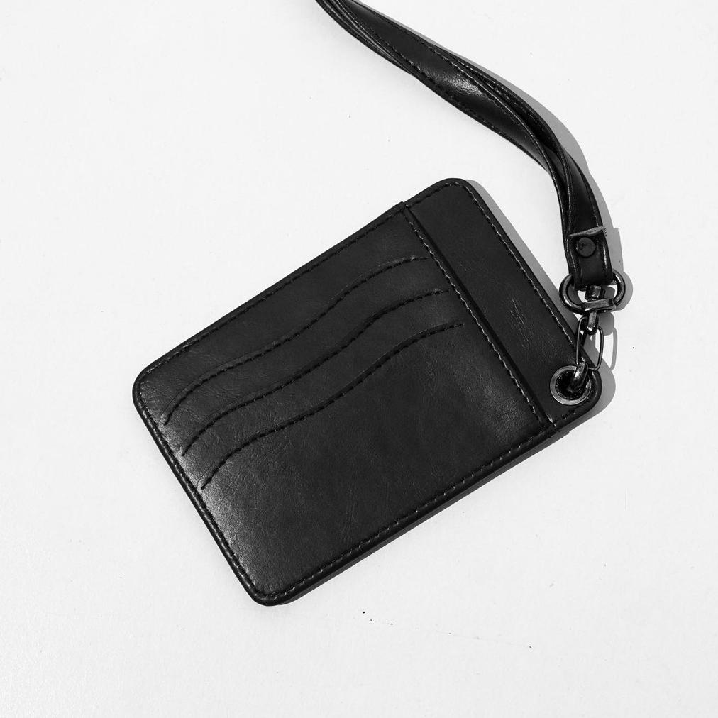 Highty Black Cardholder Lanyard