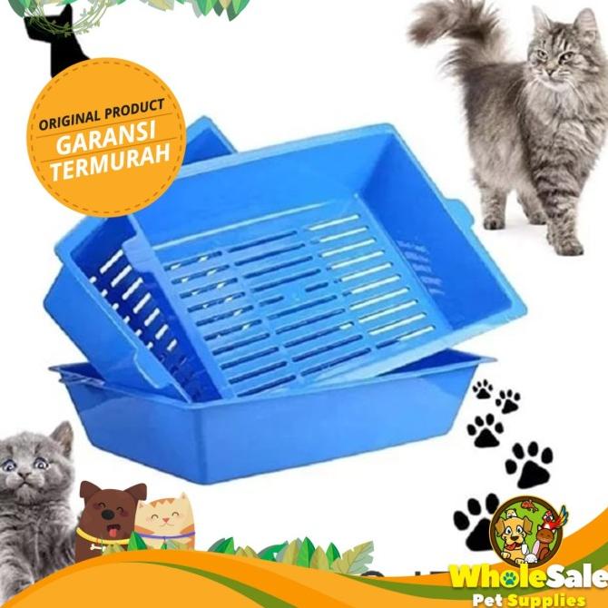 3 tray Self Sifting sift away / cat litter box/Bak pasir Kucing Jumbo ---Murah---