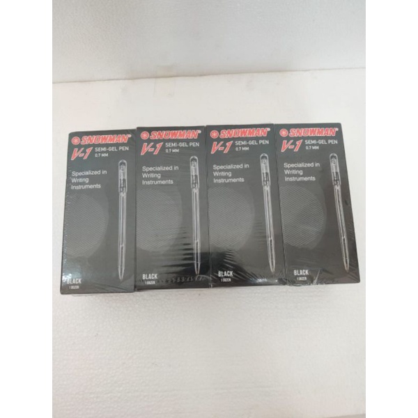 

Bolpen Snowman V1 Semi-Gel Pen Hitam