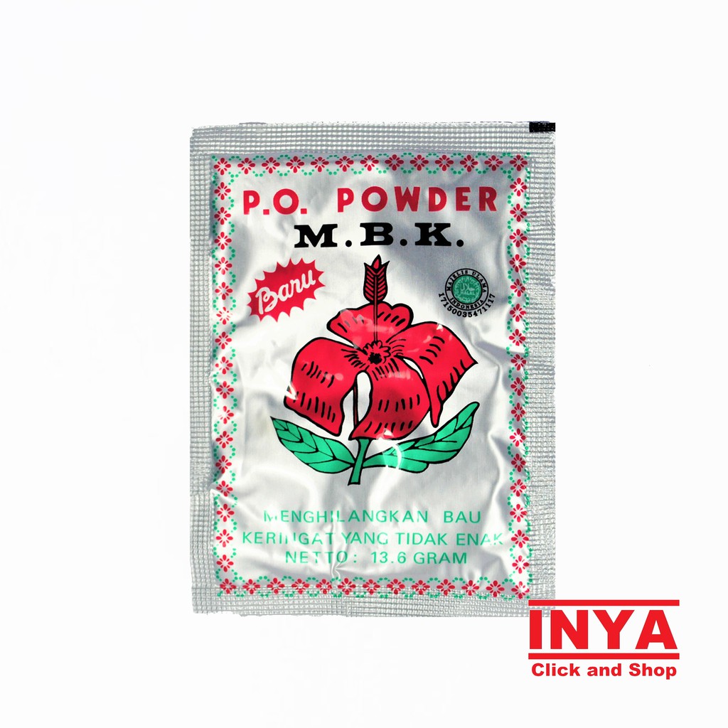 MBK SILVER ABU  BARU P.O. POWDER 13.6gr Sachet - Bedak Talc