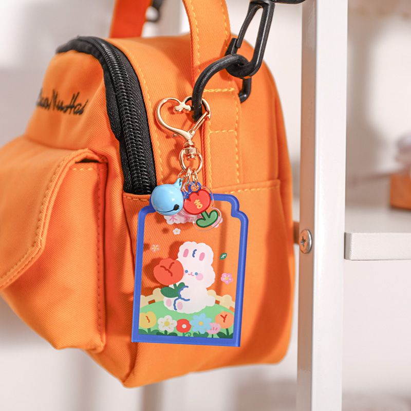 PH013 MAINAN KUNCI GANTUNGAN TAS MAINAN GANTUNGAN BENTUK PETAK KARAKTER LUCU