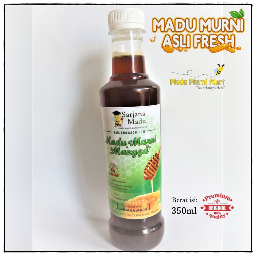 

Madu Murni Mangga 100% Asli Fresh 350ml
