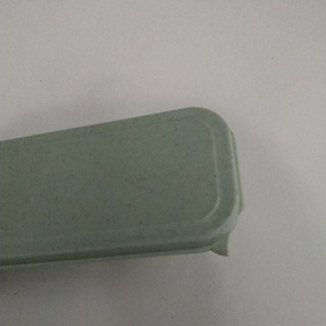 Sendok Garpu Sumpit Portabel Set Travel Cantik Bahan Jerami Gandum (ada Kotak Kerdusnya)