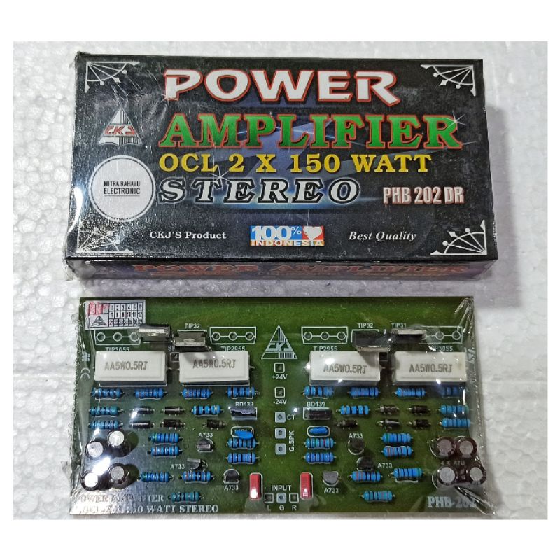 Driver Power Ocl 2x150Watt Stereo CKJ PHB 202 DR