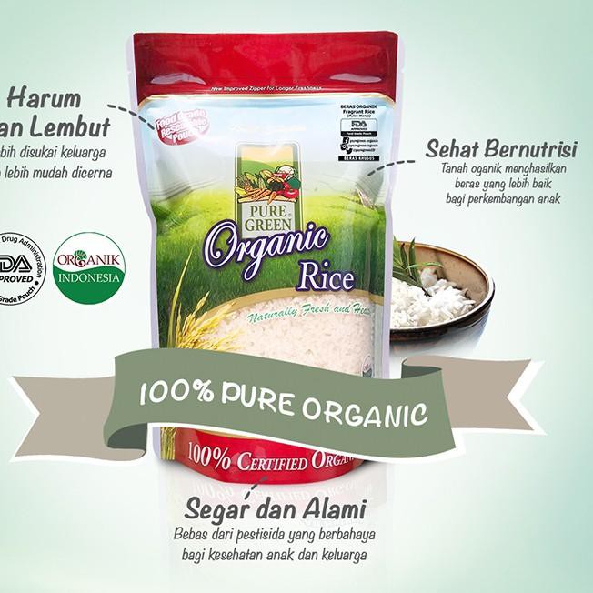 

MAIN SALE Puregreen Organic Rice Beras Organik Beras Coklat (Brown Rice) 1 kg