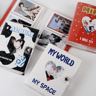 Image of Album Foto Mini 64 Slot Ukuran 3 ”Untuk Polaroid Kpop Fuji Instax & Kartu Nama 7s 8 25 50s