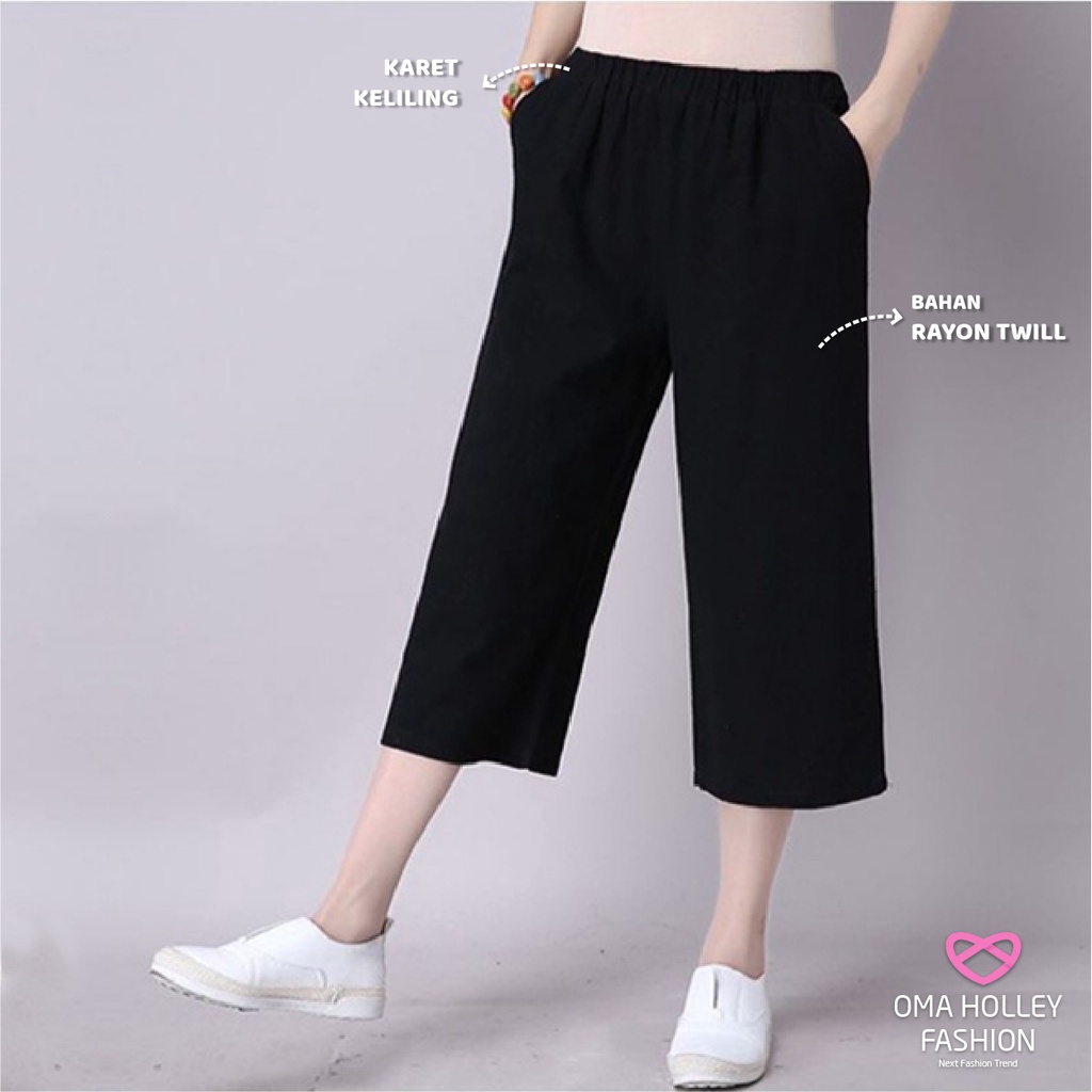 (COD) OH Fashion Irene Pants Celana Kulot Bahan Wanita #7290