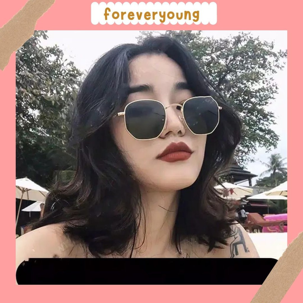 (Fy) COD KACAMATA IMPORT KACAMATA FASHION PRIA WANITA GAYA VINTAGE  SUNGLASSES IMPORT REALPICT