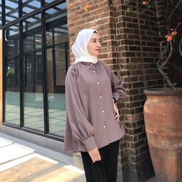 RUMI BASIC / KEMEJA WANITA