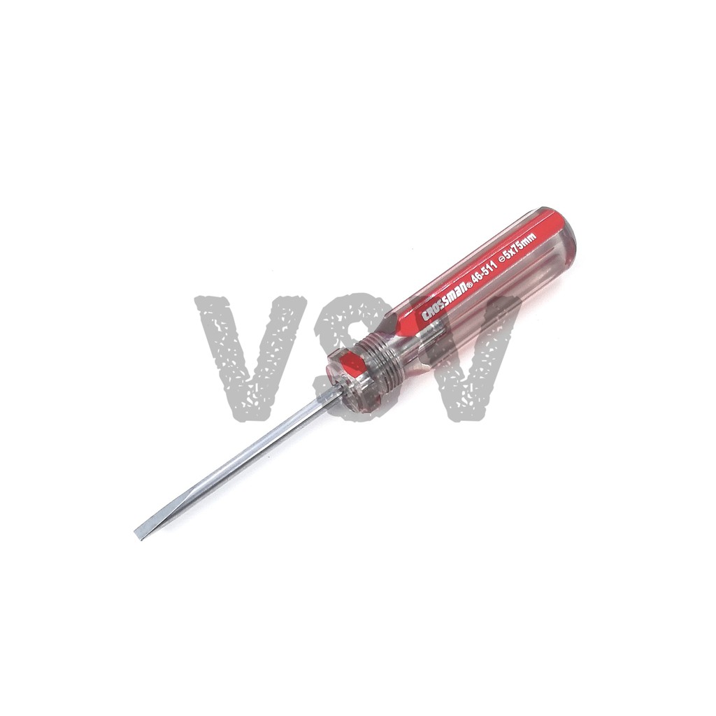 GESTAR Mechanical screwdriver (-)5x75mm Obeng crystal Obeng minus