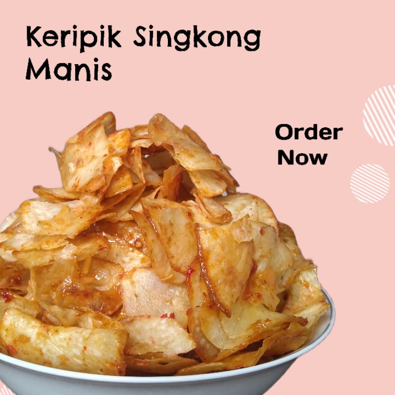 

KERIPIK SINGKONG PEDAS MANIS 150 GRAM