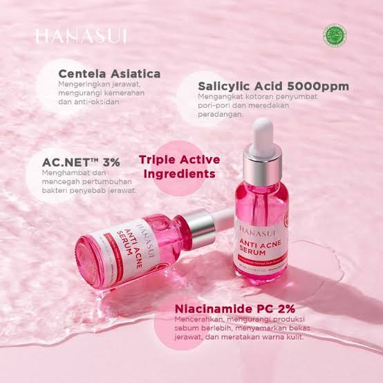 SERUM ANTI ACNE HANASUI BY JAYA MANDIRI BPOM - SERUM ANTI ACNE