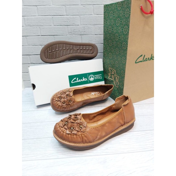 Clarks Flat Rg2085 / Sepatu wanita clarks flat