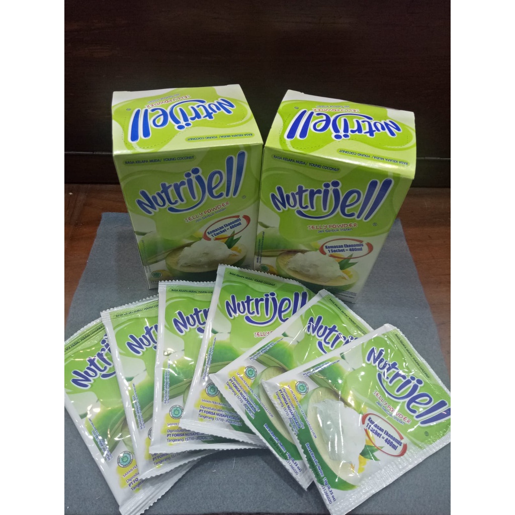 Kendi Mart - Nutrijell 10 gr Jelly Powder Nutrijel kemasan ekonomis varian rasa buah - NUTRIJELL EKONOMIS