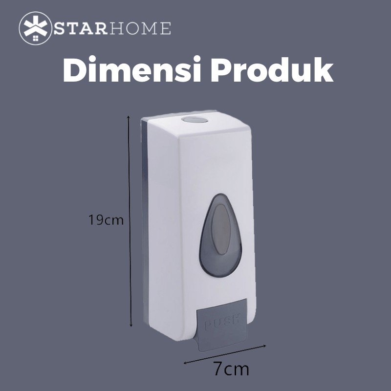 Dispenser Sabun Cair Sanitizer Cair Gel Tempat Sabun Hotel Mall StarHome Soap Dispenser Jumbo 600ml