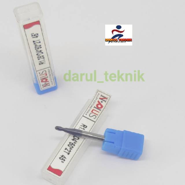 ENDMILL BALLNOSE 2.5 MM R1.25 CARBIDE