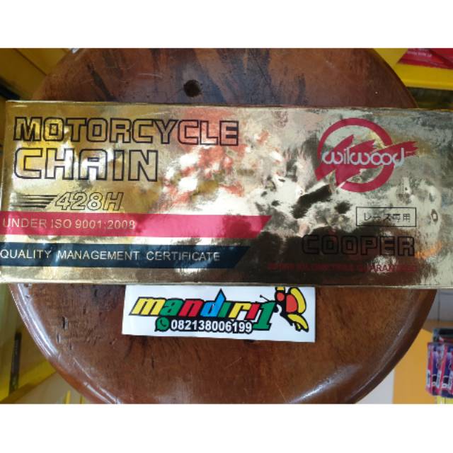 Wilwood chain/rantai wilwood gold