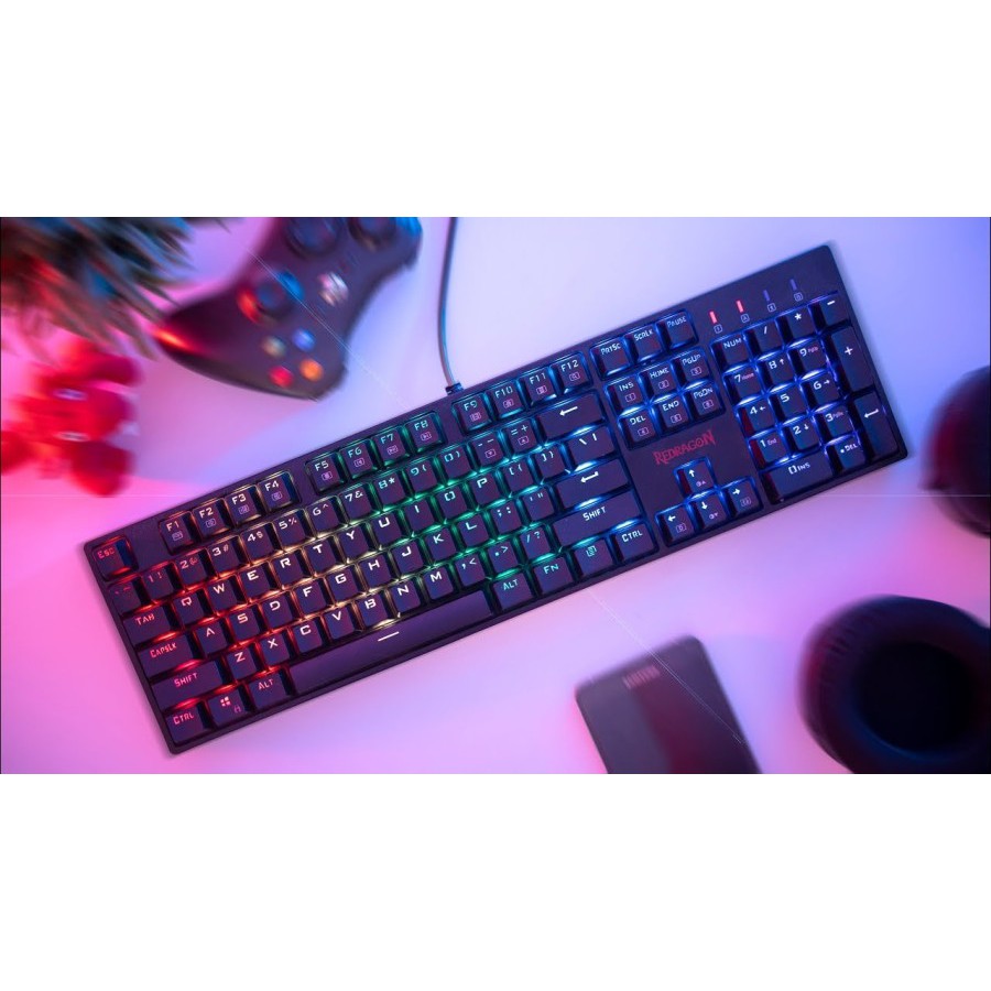 Redragon Keyboard Gaming Mechanical Macro RGB SURARA K582RGB