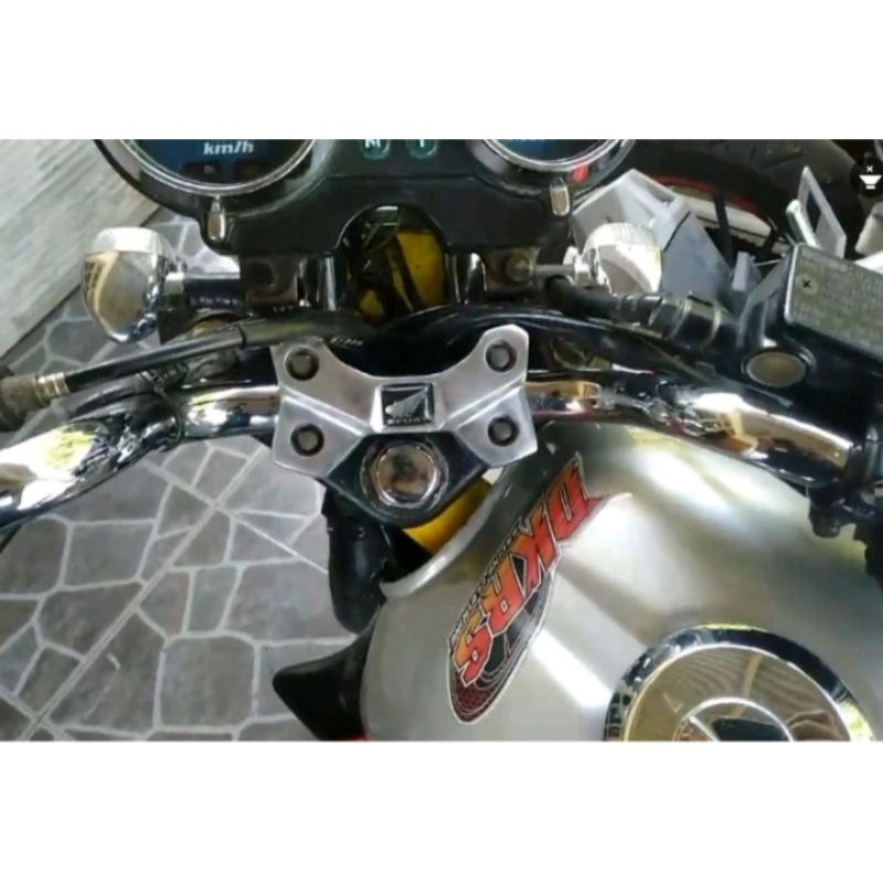 Klem raiser stang stir Cb Gl Pro Megapro Mp Tiger model cb150r cbr 150 pnp